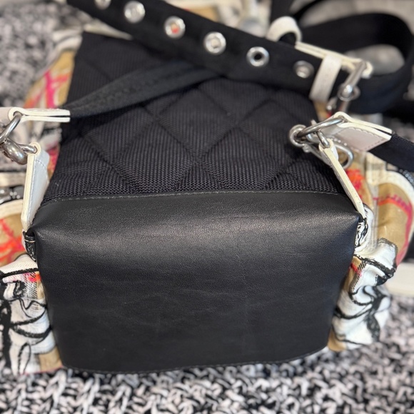 Burberry Scribble Graffiti Check Mini Backpack Rare Find, Authentic, Collectible - Picture 11 of 15